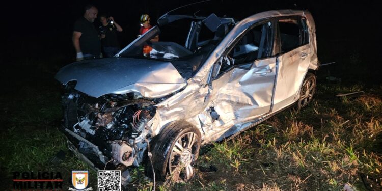 Colisão lateral na MG-050 resulta em uma morte e três vítimas graves em Pimenta