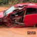 Grave acidente na MG-164, em Itapecerica, deixa uma vítima gravemente ferida