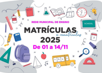 Período de matrícula e rematrícula escolar começa na sexta-feira em Córrego Fundo