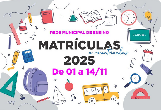 Período de matrícula e rematrícula escolar começa na sexta-feira em Córrego Fundo