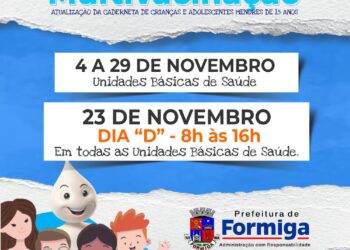 Atenção, Campanha de Multivacinação começa em novembro