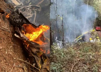 Piloto morre em queda de avião de combate a incêndios florestais em Ouro Preto