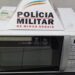 Micro-ondas foi recuperado pelos policiais Foto: Divulgação / PM