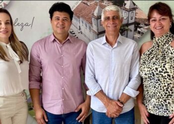 Coronel Laércio e Taciana iniciam tratativas para a transição com visita ao Gabinete