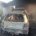 Incêndio em veículo automotor atinge residência no bairro Geraldo Veloso, em Formiga