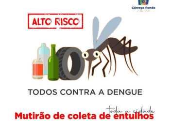 Mutirão de coleta de lixo ocorre nesta sexta em Córrego Fundo