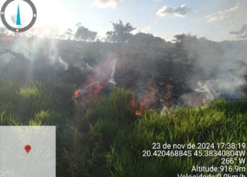 Incêndio na Comunidade de Padre Trindade mobiliza Corpo de Bombeiros em Formiga