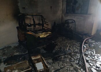 Residência é consumida pelo fogo no Jardim Primavera; adolescente é detido como suspeito