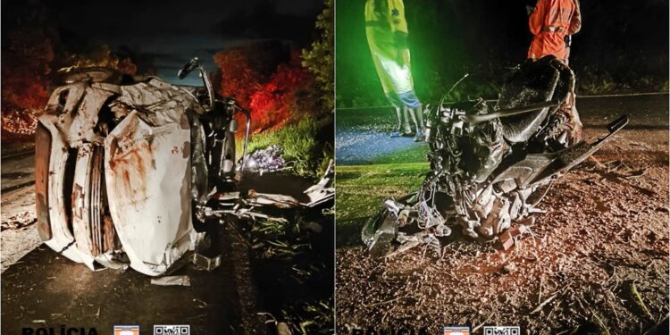 Batida mata piloto e motorista de picape na MG-290, em Pouso Alegre