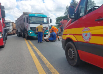 Bombeiros divulgam informações sobre resgate de motociclista ferido em colisão na MG-050, em Formiga