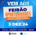 “Feirão de Oportunidades” de emprego está com inscrições abertas em a Formiga