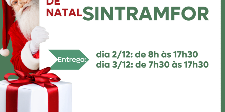 Sintramfor entregará mais de dois mil Presentes de Natal​