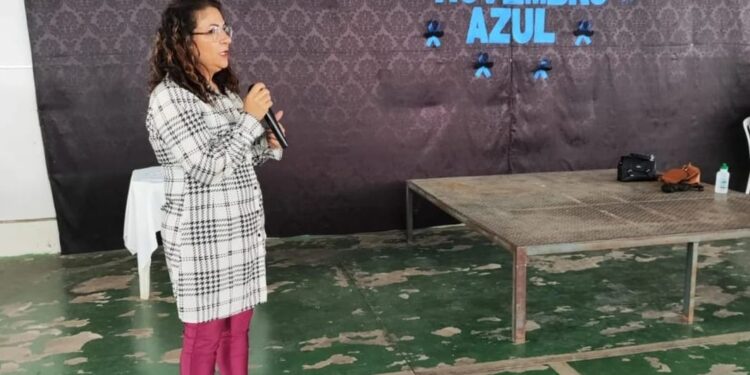 Córrego Fundo: médica orienta sobre saúde do homem em palestra para grupo da Melhor Idade Estrela do Amanhã