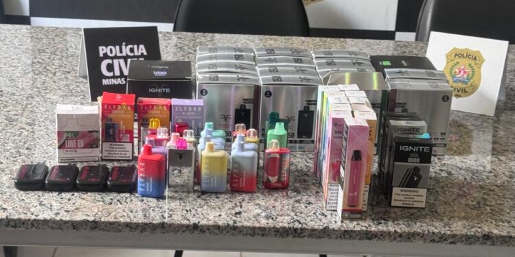 Formiga: Polícia Civil divulga mais informações sobre apreensão de cigarros eletrônicos