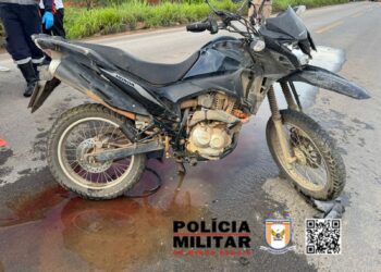 Motociclista morre em colisão na MG-170, próximo a Arcos