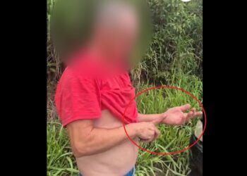 Embriagado, motorista tenta ligar para PM em celular ‘imaginário’ após batida; assista!