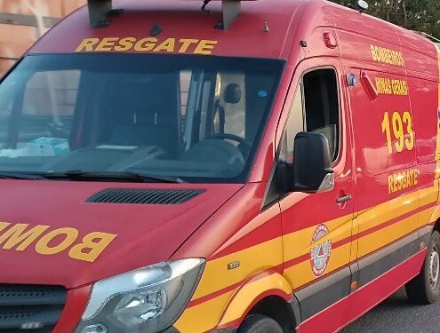 Formiga: motociclista sofre queda durante chuva no bairro Centenário