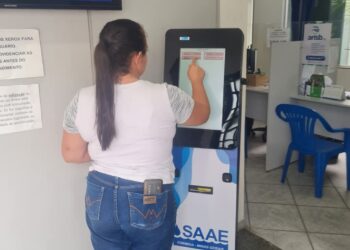 SAAE instala totem de autoatendimento para agilizar o atendimento ao público