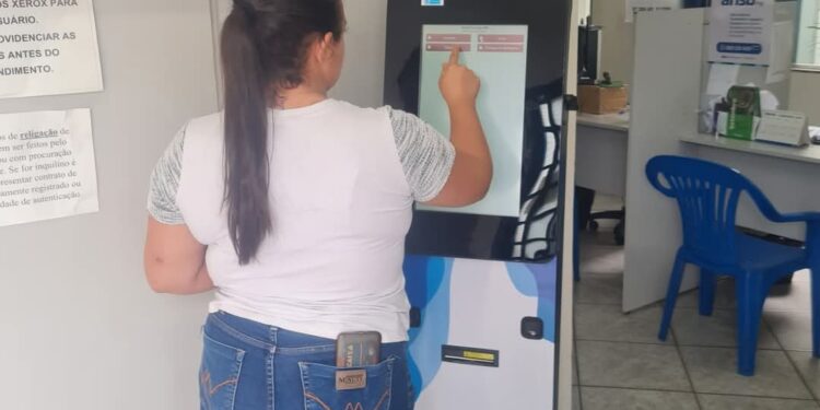 SAAE instala totem de autoatendimento para agilizar o atendimento ao público