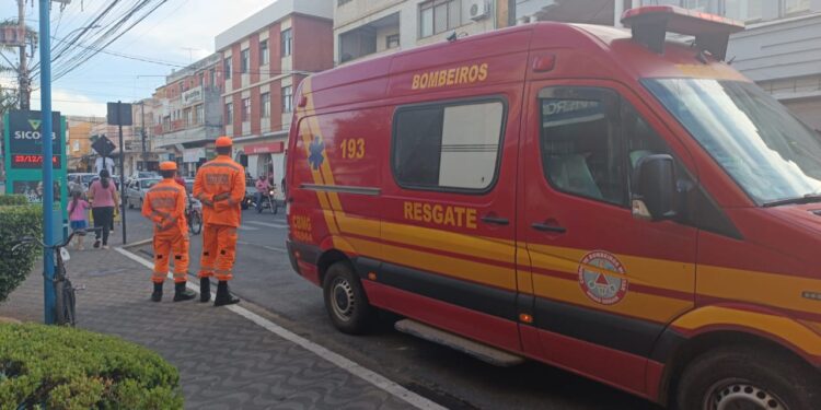 Corpo de Bombeiros instala ponto base estratégico na Praça Getúlio Vargas