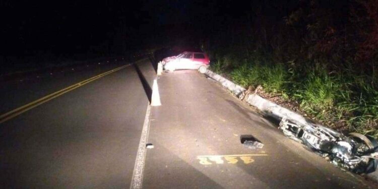 Acidente com motorista sem carteira termina com um morto no Sul de Minas