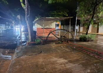 Chuvas causam estragos em Bambuí