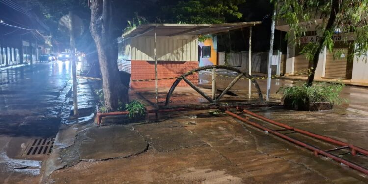 Chuvas causam estragos em Bambuí