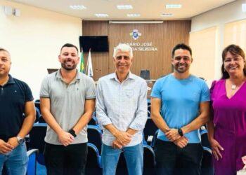 Danilo Campos recebe visita do prefeito e vice de Formiga