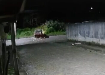 Falha nos freios causa acidente em ladeira no bairro Alto da Praia, em Formiga; Veja Imagens