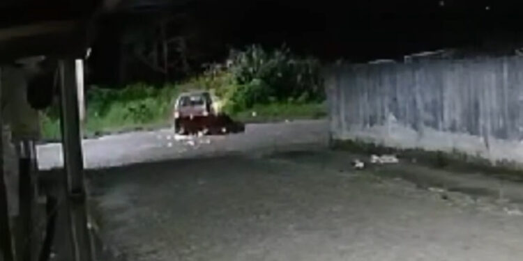 Falha nos freios causa acidente em ladeira no bairro Alto da Praia, em Formiga; Veja Imagens