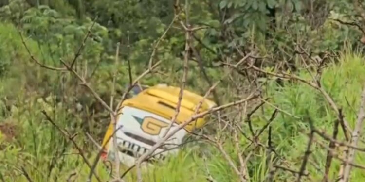 Motorista de ônibus morre e 10 pessoas ficam feridas em acidente na BR-262, em MG