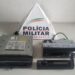 Polícia Militar recupera aparelho de som furtado e prende suspeito em Formiga