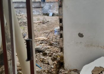 Residência em Formiga é interditada após danos causados por chuvas