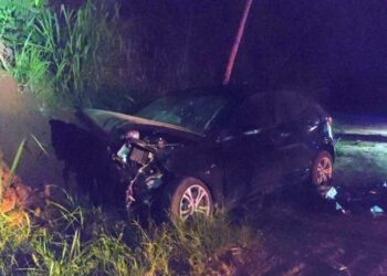 Problema no freio de carro alugado provoca acidente e mata avó e neta na BR-262, em MG