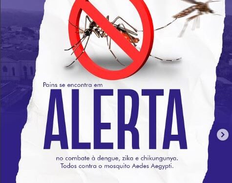 Liraa aponta alto risco de epidemia de dengue em Pains