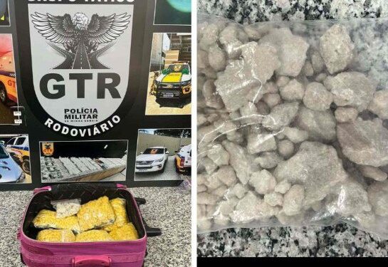 Operação prende mulher com mais de R$ 1,2 milhão em drogas dentro de ônibus