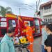 Batida entre carro e moto deixa motociclista ferida na Avenida  Marciana Rita de Souza, em Arcos