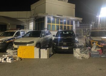 Celulares, relógios e mais: mercadoria do Paraguai que tinha como destino Divinópolis é apreendida na MG-050