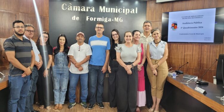 Câmara de Formiga realiza Audiência Pública para avaliação das metas fiscais do 3º quadrimestre de 2024