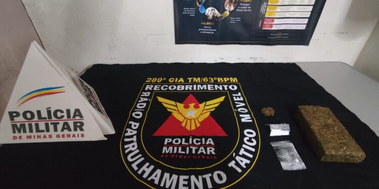 PM prende dois homens com drogas na zona rural de Padre Doutor, em Formiga