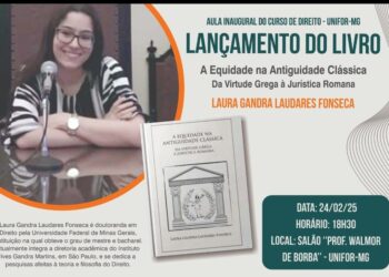 “A Equidade na Antiguidade Clássica”: novo livro de Laura Gandra será lançado no Unifor-MG