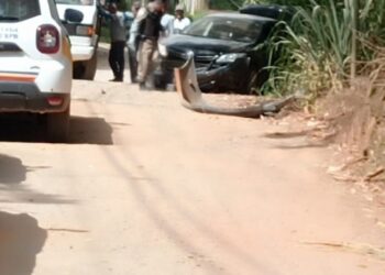 Polícia Militar realiza buscas após veículo suspeito ser abandonado na estrada de Padre Doutor