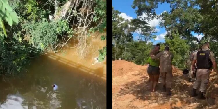 Menina de 2 anos fica presa em cadeirinha e morre após carro cair em rio de MG