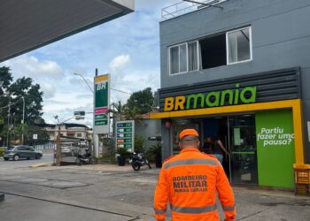 Bombeiros de Formiga resgatam gato preso em motor de freezer no centro da cidade