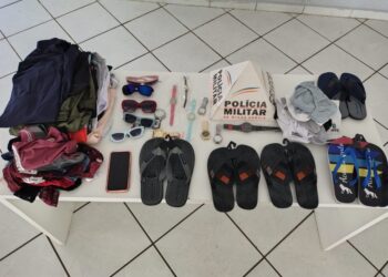 PM de Piumhi prende autor de furto e recupera pertences roubados de loja