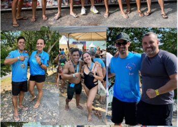 Equipe Nade e Lute de Formiga se destaca no Aquamundo em Capitólio