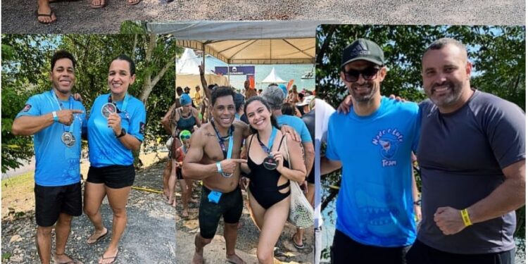 Equipe Nade e Lute de Formiga se destaca no Aquamundo em Capitólio