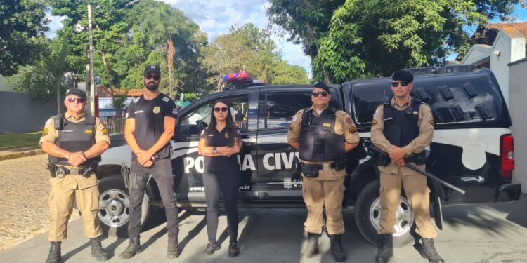 PM e Polícia Civil reforçam segurança no Balneário Furnastur durante o Carnaval