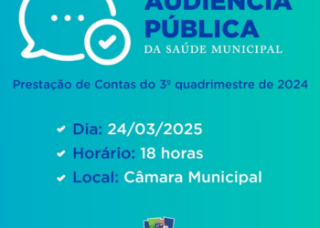 Secretaria de Saúde de Córrego Fundo realizará Audiência Pública nesta segunda-feira