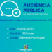 Secretaria de Saúde de Córrego Fundo realizará Audiência Pública nesta segunda-feira